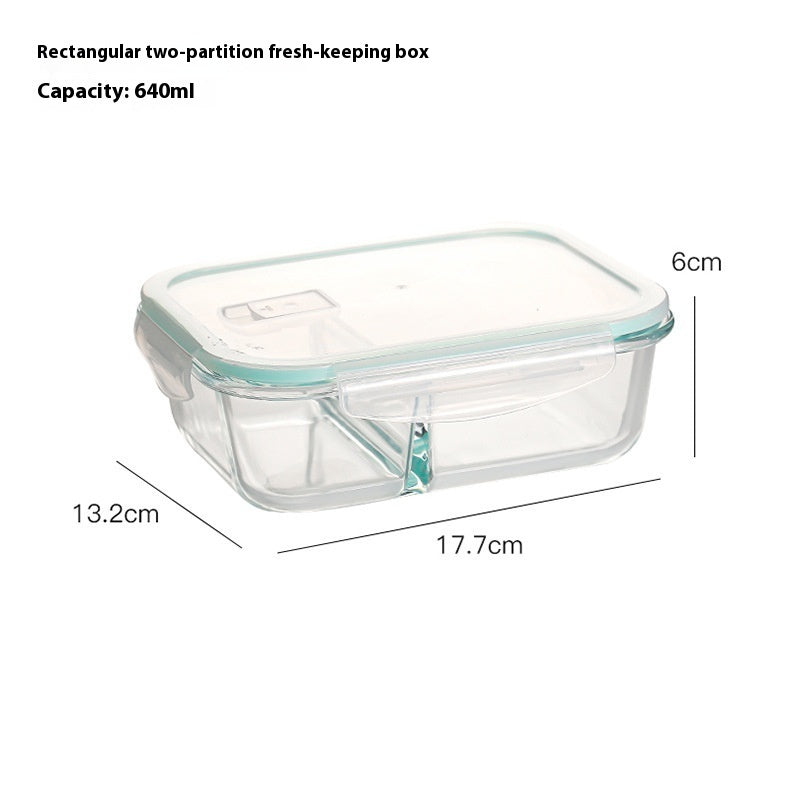 Food Grade Crisper Glass Sealed Lunch Box – MEAL PREP TUBS