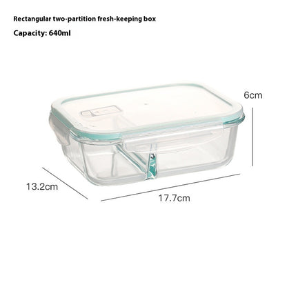 Food Grade Crisper Glass Sealed Lunch Box – MEAL PREP TUBS