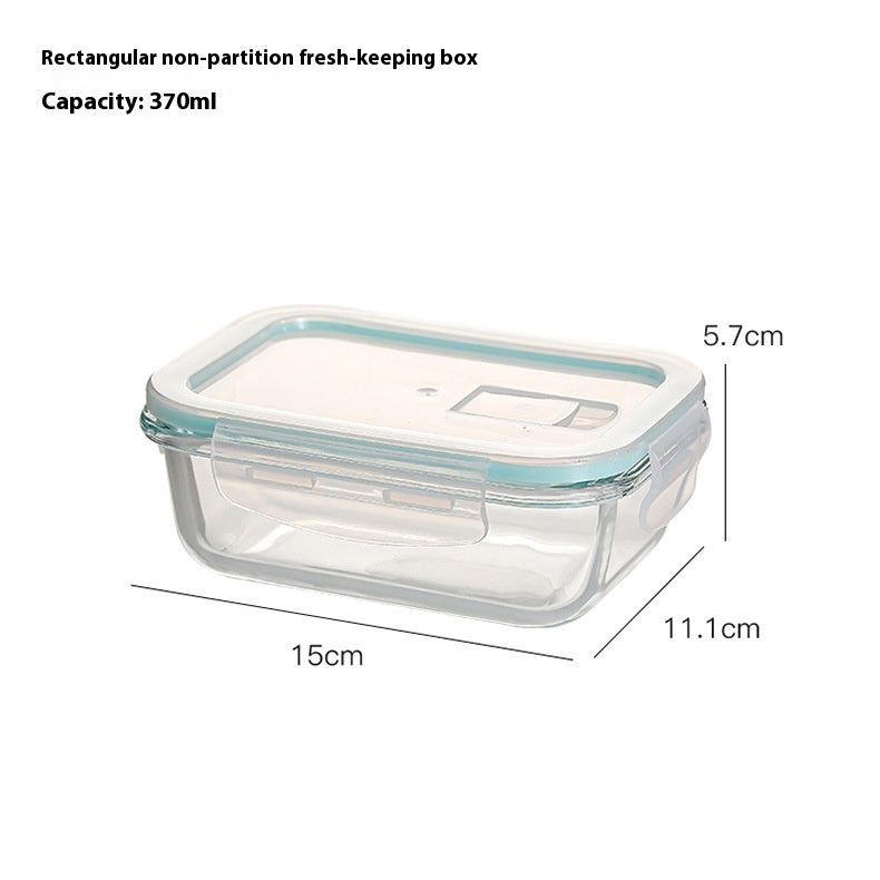 Food Grade Crisper Glass Sealed Lunch Box – MEAL PREP TUBS