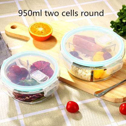 High Borosilicate Glass Lunch Box – MEAL PREP TUBS