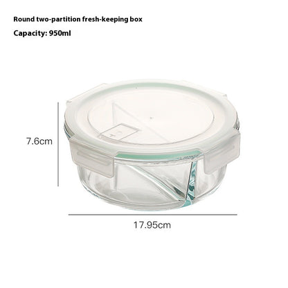 Food Grade Crisper Glass Sealed Lunch Box – MEAL PREP TUBS