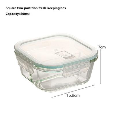 Food Grade Crisper Glass Sealed Lunch Box – MEAL PREP TUBS