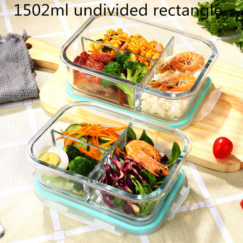 High Borosilicate Glass Lunch Box – MEAL PREP TUBS