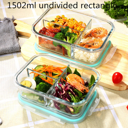 High Borosilicate Glass Lunch Box – MEAL PREP TUBS