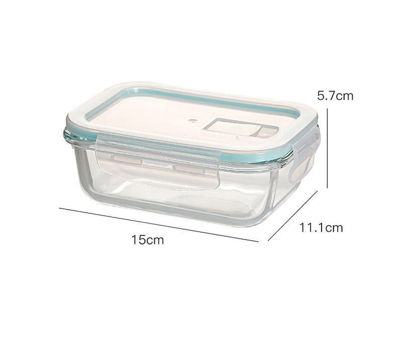 High Borosilicate Glass Lunch Box – MEAL PREP TUBS