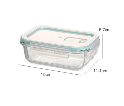 High Borosilicate Glass Lunch Box – MEAL PREP TUBS