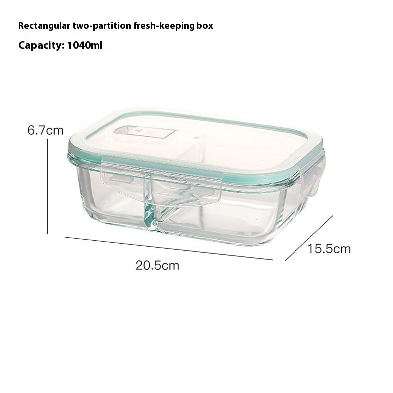 Premium Crisper Glass Food Storage Box – MEAL PREP TUBS