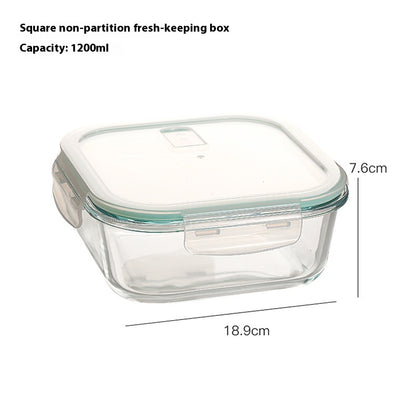 Food Grade Crisper Glass Sealed Lunch Box – MEAL PREP TUBS