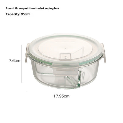 Food Grade Crisper Glass Sealed Lunch Box – MEAL PREP TUBS