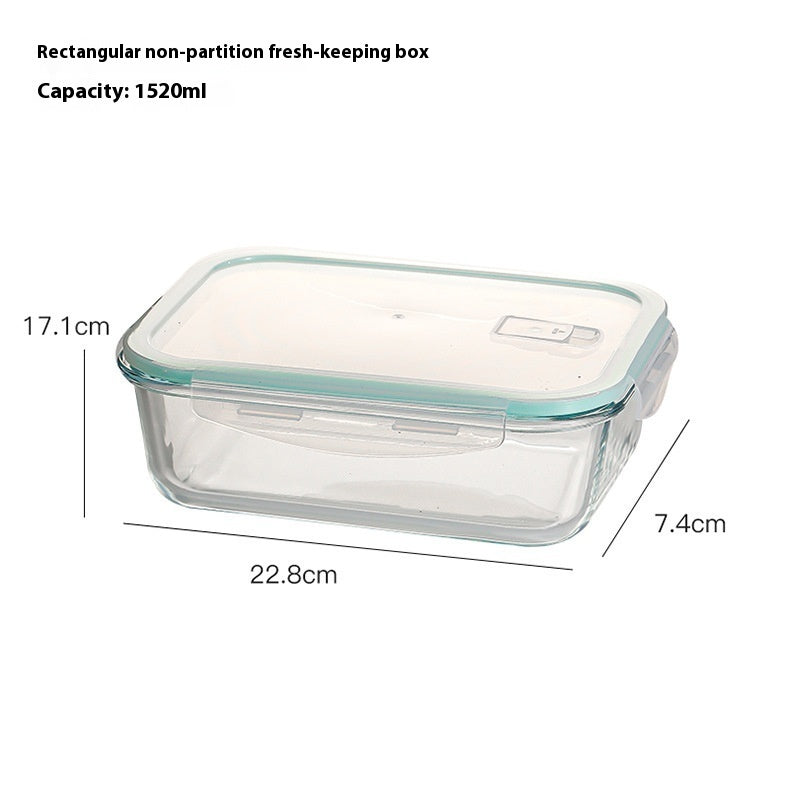 Premium Crisper Glass Food Storage Box – MEAL PREP TUBS