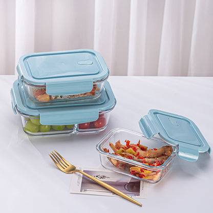 Airtight Borosilicate Glass Container – MEAL PREP TUBS