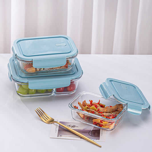 Airtight Borosilicate Glass Container – MEAL PREP TUBS