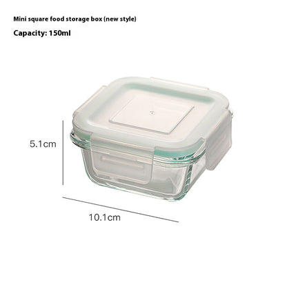 Premium Crisper Glass Food Storage Box – MEAL PREP TUBS