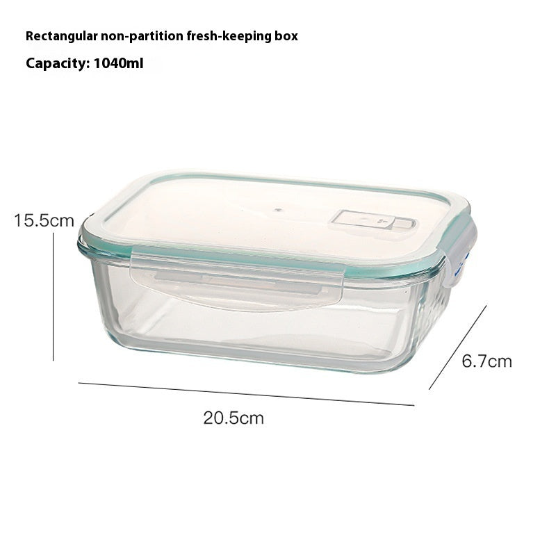 Food Grade Sealed Glass Lunch Box – MEAL PREP TUBS