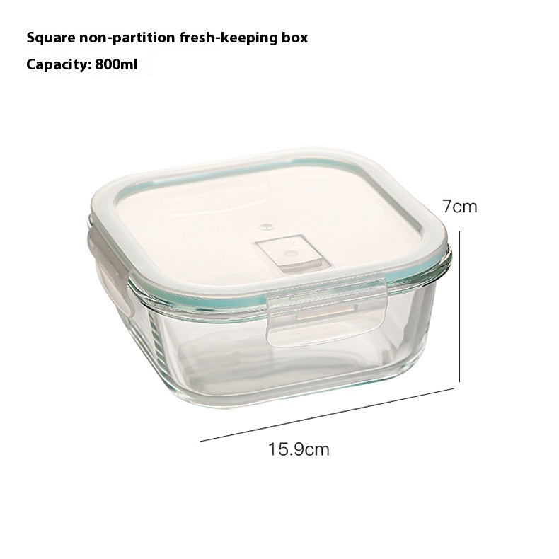 Food Grade Crisper Glass Sealed Lunch Box – MEAL PREP TUBS