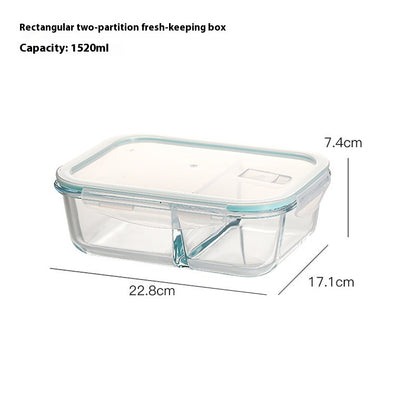 Airtight Food Grade Glass Lunch Container – MEAL PREP TUBS