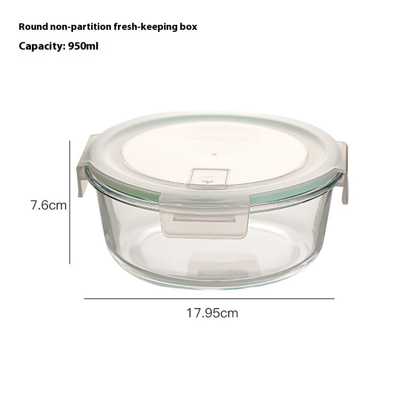 Food Grade Crisper Glass Sealed Lunch Box – MEAL PREP TUBS