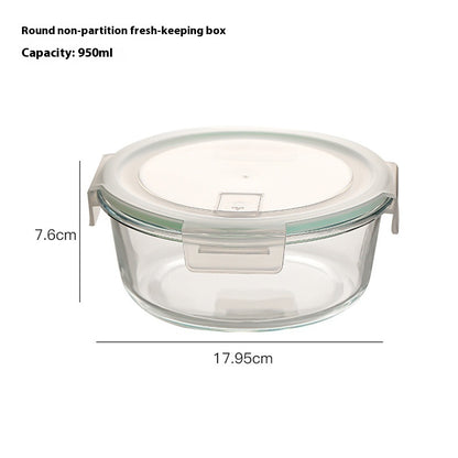 Food Grade Crisper Glass Sealed Lunch Box – MEAL PREP TUBS