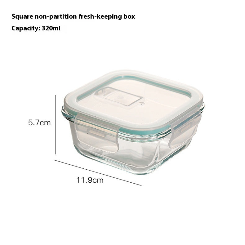 Food Grade Crisper Glass Sealed Lunch Box – MEAL PREP TUBS