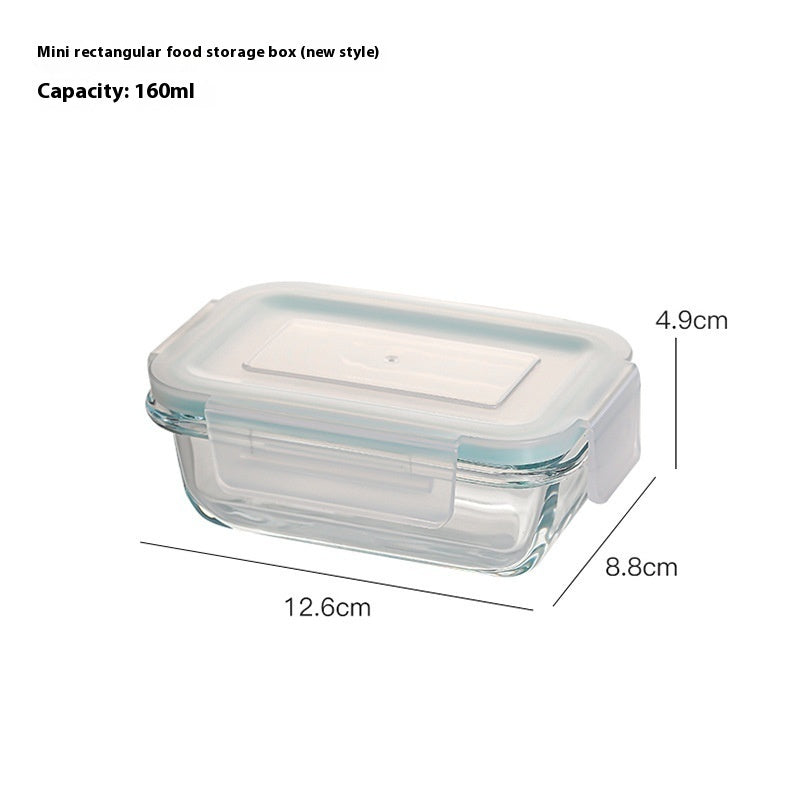 Airtight Food Grade Glass Lunch Container – MEAL PREP TUBS