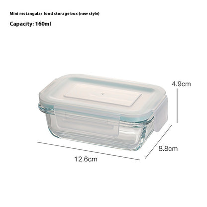 Airtight Food Grade Glass Lunch Container – MEAL PREP TUBS