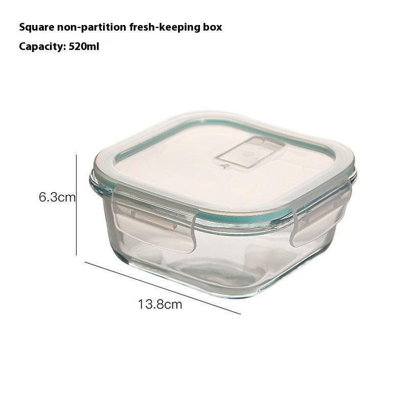 Food Grade Crisper Glass Sealed Lunch Box – MEAL PREP TUBS