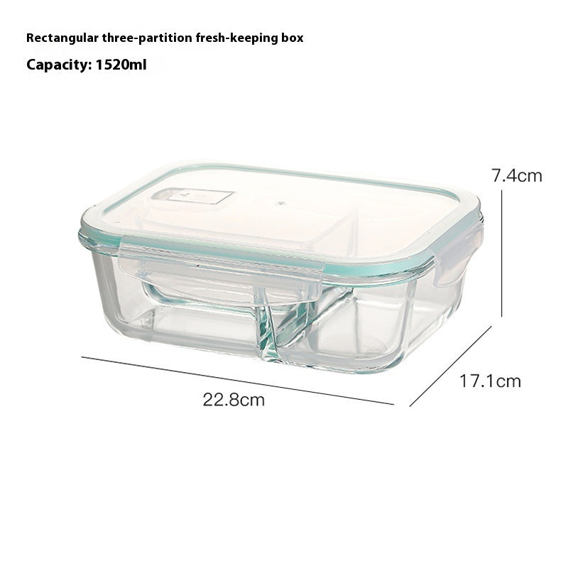Airtight Food Grade Glass Lunch Container – MEAL PREP TUBS