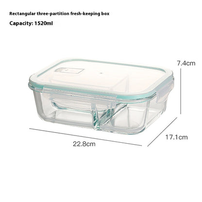 Airtight Food Grade Glass Lunch Container – MEAL PREP TUBS