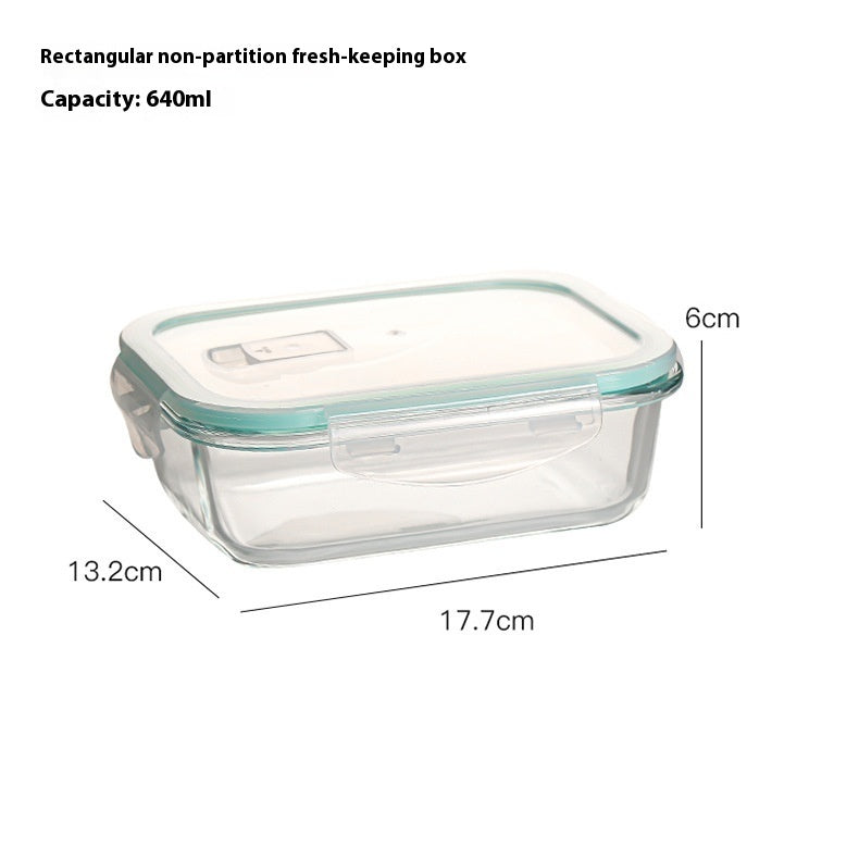 Food Grade Crisper Glass Sealed Lunch Box – MEAL PREP TUBS